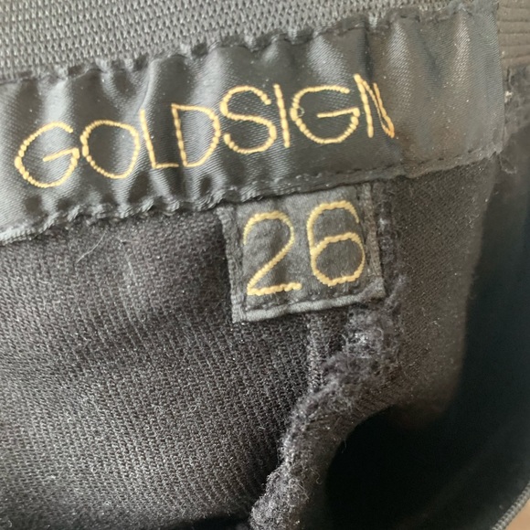 Goldsign Zebra Coated Skinny Leggings Jegging Black Women's 26 - Picture 7 of 8